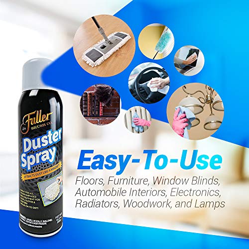 Fuller Brush Duster Spray – 15.5 oz Multi Surface Dust Removing Sprayer - Safe Household Cleaning for Floors, Furniture, Blinds & Car Interiors (Pack of 1) - size: 1 Pack