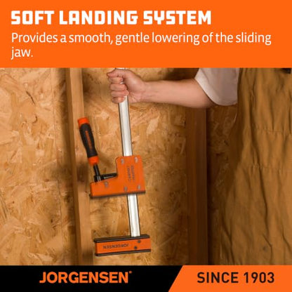 JORGENSEN 60-Inch Parallel Bar Clamps, 2-Pack Cabinet Master Bar Clamps - size: 60 Inch