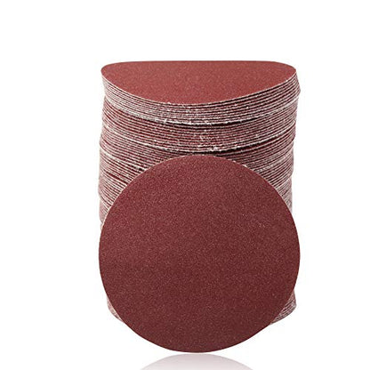 SPEEDWOX 100PCS 3" 150 Grit Sanding Discs, Hook and Loop No Hole Sandpaper - style: 150-Grit