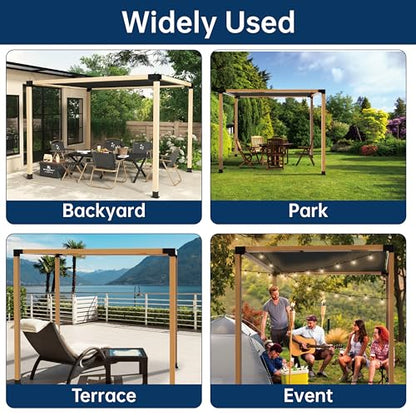 Pergola Bracket Kit 4x4, 4pcs 3-Way Right Angle Corner Bracket and 4pcs Base, Heavy Duty Corner Bracket DIY Shed Kit, for Gazebo, Pergolas, Wood Stand Sheds, Metal Gazebo Kits, with Screws - size: 4x4 Corner 4pcs + Base 4pcs