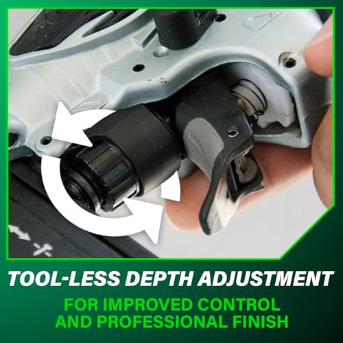Metabo HPT Brad Nailer, Pneumatic 18 Gauge Adjustable Depth, NT50AE2 - size: 18-Gauge