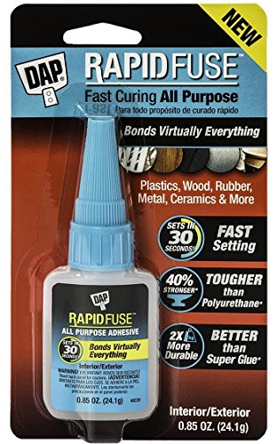 Dap 00155 RapidFuse Fast Curing All Purpose Adhesive, 0.85 Oz