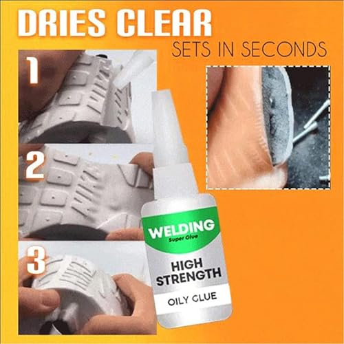 High Strength Oiiy Glue,Universal Super Glue,Welding High-Strength Oiiy Glue, Used for Quick Repair of Metal, Plastic, Wood, Glass, Jade and So On (2pcs)