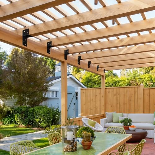 8-Pack 2x4 Post Caps Tie Bracket Beam Header Strap Mount for Wood - size: 2''X4'', style: Style 2