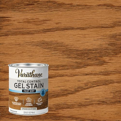 Varathane Total Control Ipswich Pine Gel Stain - color: Ipswich Pine, size: Quart (Pack of 1)