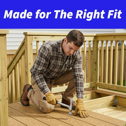 100 Plugs for Decking 1/4” Plug Deck Original TimberTech Azek PVC - Harvest Toasted Wheat