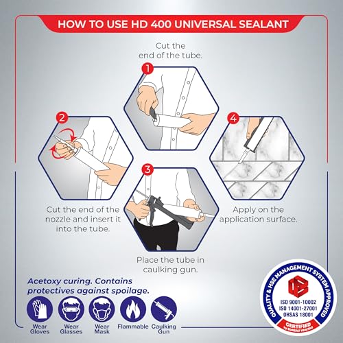 apel All Purpose Clear Silicone Sealant Waterproof (12 x 10.5 fl.oz.), 100% Silicone Caulk, Weatherproof & Flexible Adhesive Sealant for Indoor and Outdoor Use, Transparent - 12 Pack