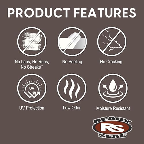 Ready Seal Exterior Wood Stain & Sealer, Pecan, Turbo Spray - color: Pecan, size: 24 Ounce Spray (Pack of 1)