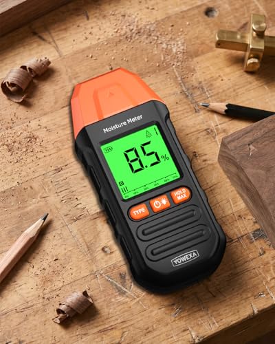 Pin-Type Wood Moisture Meter for Firewood & Lumber