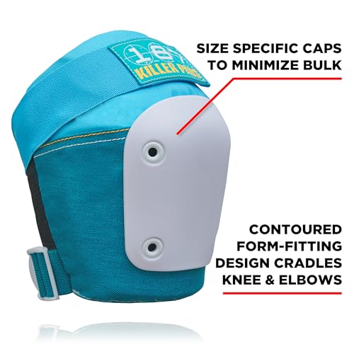 187 Killer Pads Six Pack Pad Set - color: Teal, size: Junior