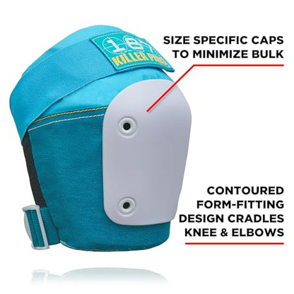 187 Killer Pads Six Pack Pad Set - color: Teal, size: Junior