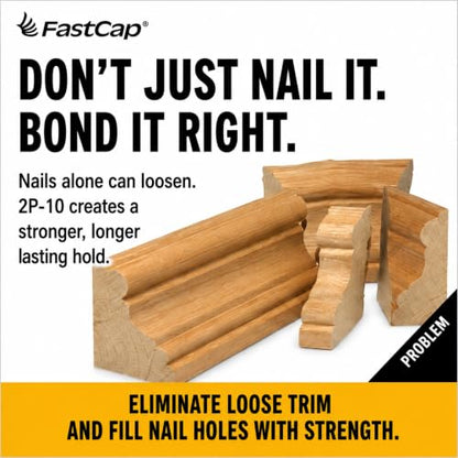 FastCap 80208 2P-10 Professional 2 Oz Thick Wood Adhesive Glue