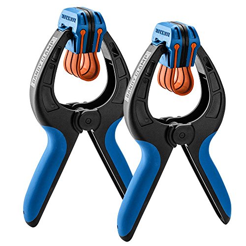 Rockler Large Spring Bandy Clamps for Woodworking (Pair) - size: 1PACK-Large