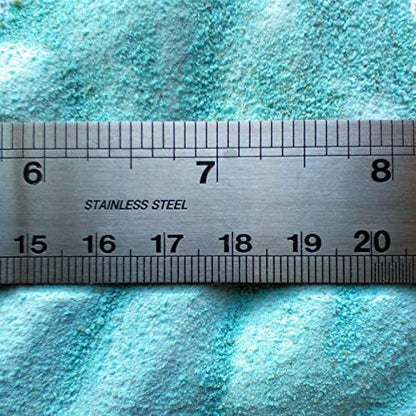 Crushed Turquoise Stone 1 Ounce Container (Fine) - size: Fine