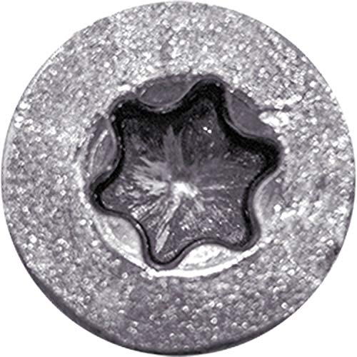 Jake Sales #8 x 1-1/4" Silver Star Stainless Steel Wood Screw Torx/Star Drive Head - 300 Grade Stainless Steel (1 Pound - 230 Approx. Screw Count) - color: STAINLESS STEEL, size: 8x1-1/4"