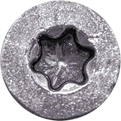 Jake Sales #8 x 1-1/4" Silver Star Stainless Steel Wood Screw Torx/Star Drive Head - 300 Grade Stainless Steel (1 Pound - 230 Approx. Screw Count) - color: STAINLESS STEEL, size: 8x1-1/4"