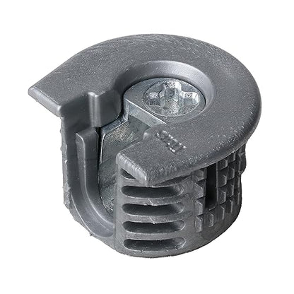 Titus 25 Pack System 6 Cam Connector for 19mm Panel, Drop-In, Silver Finish, Non-Outrigger, 25 Pieces - size: 25 Pack, style: Silver Finish
