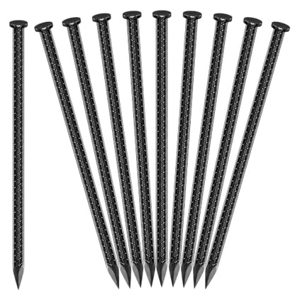 14 Inch Rebar Stakes 1/2" Heavy Duty Ground Anchors for Asphalt (10 Pack) - size: T-14"x1/2"-10pcs