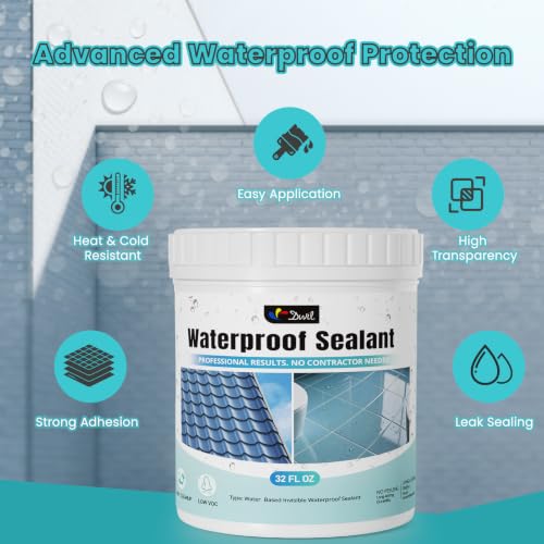 DWIL Transparent Waterproof Sealant Clear Protective Coating - size: 32 FL OZ