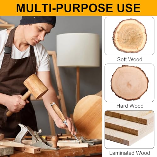 4 Piece Wood Chisel, Wood Woodworking Tools Set, Bevel Edge Chisels Sets