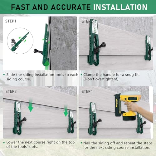 2Pcs Gauge Siding Tool,Siding Installation Tools