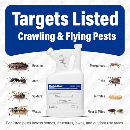 Bifenthrin-Plus-C Insecticide, 1 Gal Roach Killer Indoor - size: 1 gal