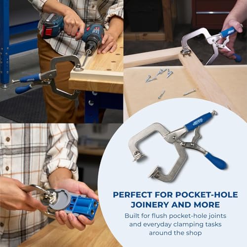 Kreg Premium Face Clamp, Woodworking Clamp, KHC-PREMIUM, 3-inch