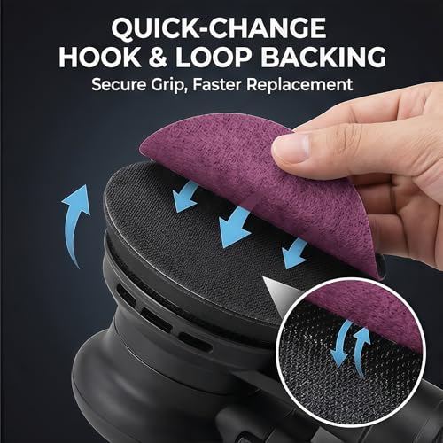 50 Pcs 2" Wet Dry Sandpaper, 2000 Grit, Hook & Loop - style: 2,000 Grit