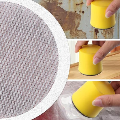 2 Inch Mesh Abrasive Mesh Sandpaper Hook and Loop Sanding Discs 320 Grit, Pack of 35 Dust Free Net Sandpaper Abrasives Pads Drywall Sander Sandpaper for Metal, Wood, Composites - style: 320 Grit
