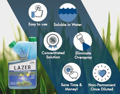 Liquid Harvest Lazer Blue Concentrated Spray Pattern Indicator - 16 Ounces - size: 16 fl oz