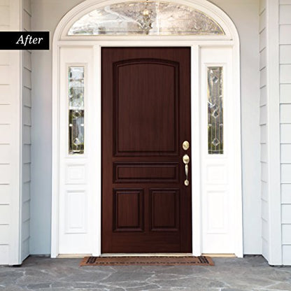 Giani Wood Look Paint Kit for Front & Interior Doors (Royal Mahogany) - style: Royal Mahogany