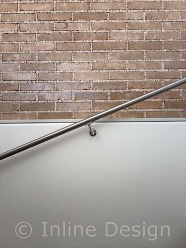 Handrail Bracket Stainless Steel 316 Luminous Quasar (Satin Stainless Steel) - color: Satin Stainless Steel