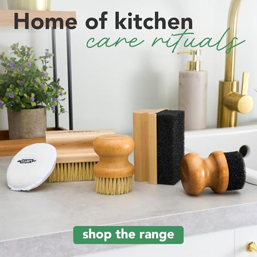 CLARK'S Cutting Board Oil & Wax Brush with Maple Wood Handle - Large - size: Large