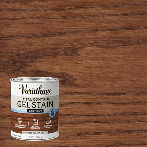 Varathane Total Control Gel Stain - color: American Walnut, size: Quart (Pack of 2)