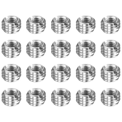 HARFINGTON 20pcs Thread Repair Inserts M8 x 1.25 Male to M5 x 0.8 Female Thread 5mm Long Stainless Steel Reducing Nuts Metric Self Tapping Sleeves Threaded Reducer Industrial Fasteners - size: M8 x 1.25 Male to M5 x 0.8 Female x 5mm