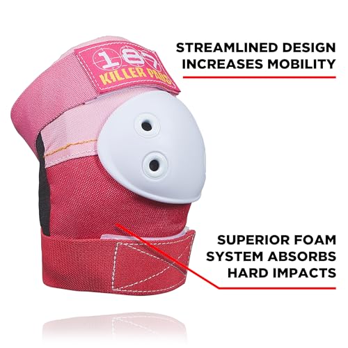 187 Killer Pads Six Pack Pad Set - color: Pink, size: X-Large
