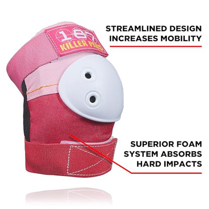 187 Killer Pads Six Pack Pad Set - color: Pink, size: X-Large