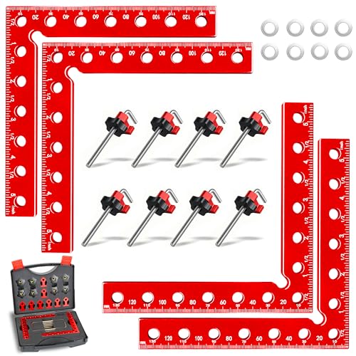 Corner Clamps for Woodworking,4pcs 90 Degree Clamps With Box. - size: 4pcs