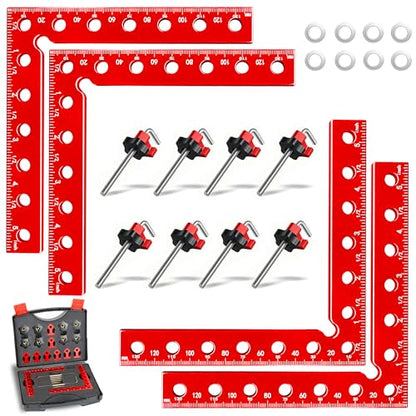 Corner Clamps for Woodworking,4pcs 90 Degree Clamps With Box. - size: 4pcs