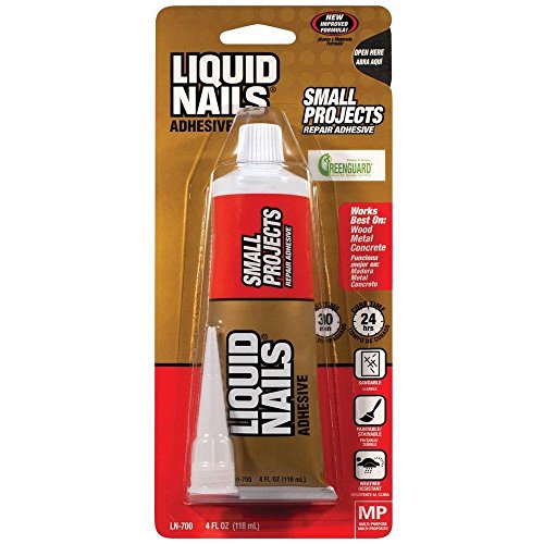 Liquid Nails LN-700 4-Ounce Small Projects and Repairs Adhesive (Pack of 3) - size: Pack of 3