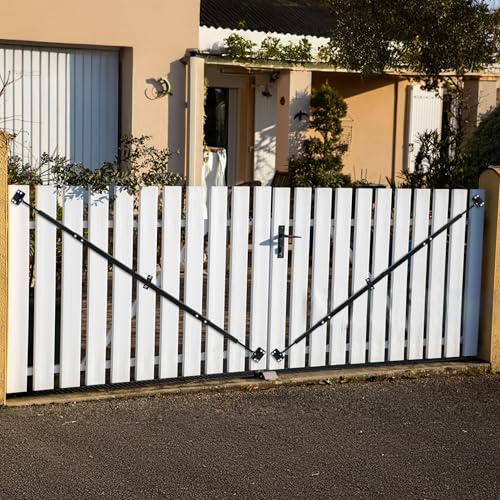FEBTECH – 8' Telescopic Gate Brace - Heavy-Duty Powder Coated Carbon Steel