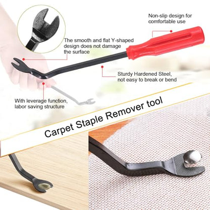 3Pcs Heavy Duty Staple Remover, Upholstery Staple Puller Tool