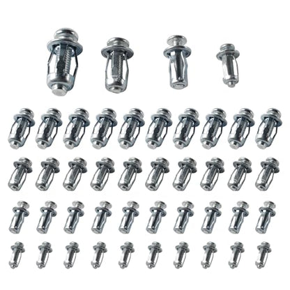 Molly Bolts Hollow Wall Anchors, Screws Assortment Kit, 40 Pcs