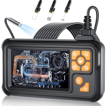 32.8FT Inspection Endoscope Camera with Light,1080P HD Borescope Camera - size: 32.8FT