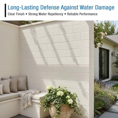 Rain Guard Water Sealers SP-9001 Paint Sealer Concentrate Makes 1 Gallon - Clear Semi-Satin Finish - Water Repellent Protection for All Painted Surfaces - Water-Based Silane/Siloxane Acrylic - size: 32 fl oz (Makes 1 Gallon)