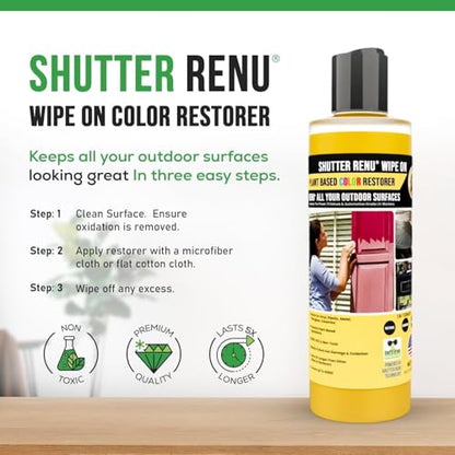 Wipe On | Advanced Color Restorer & Protactant, 08 Fl Oz. - size: Wipe On / 8 Fl Oz (Pack of 1)