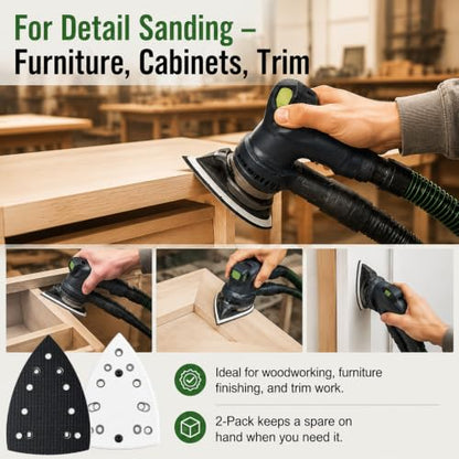 2-Pack DTS400 Sanding Pad Compatible Festool, 100x150mm