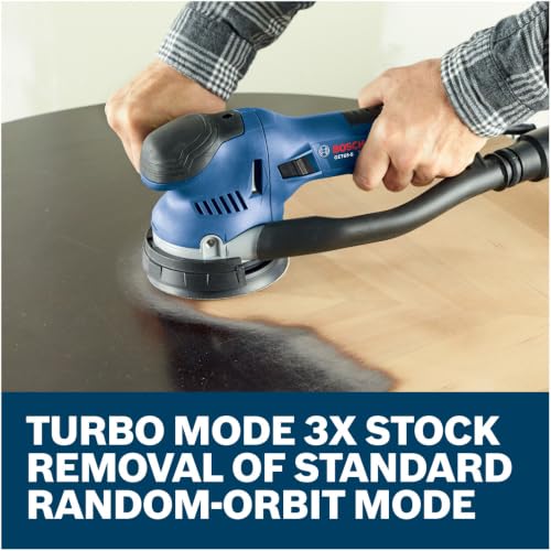 BOSCH GET75-6N Electric Orbital Sander, Polisher - 7.5 Amp, 6 Inch Disc - size: 6 Inch