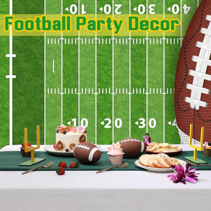 Wonderjune 12 Pcs Football Table Centerpieces Goal Post Decor for Party
