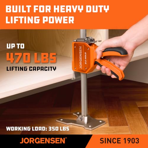 Jorgensen 470 lbs Jack Clamp, Cabinet Jack Lifting Tool